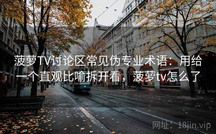 菠萝TV讨论区常见伪专业术语:用给一个直观比喻拆开看,菠萝tv怎么了 菠萝TV讨论区常见伪专业术语:用给一个直观比喻拆开看,菠萝tv怎么了